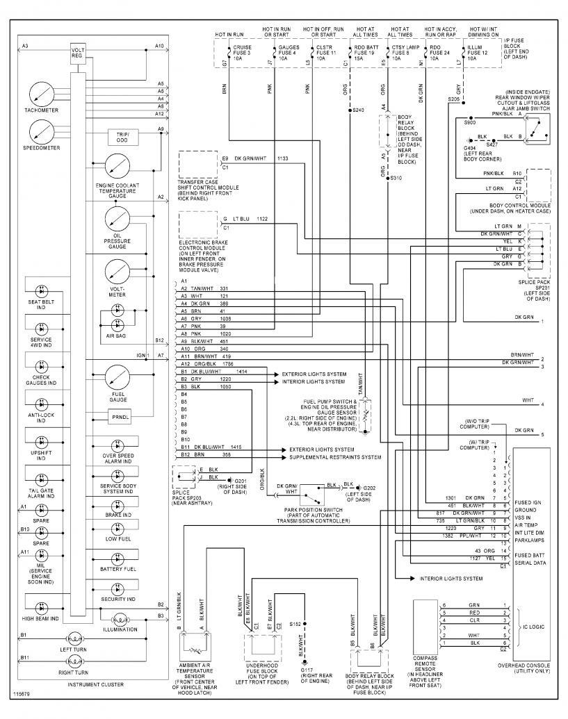 2000 Chevy Blazer Fuel Meter Diagram, S10 Fuel Gauge Wiring Diagram