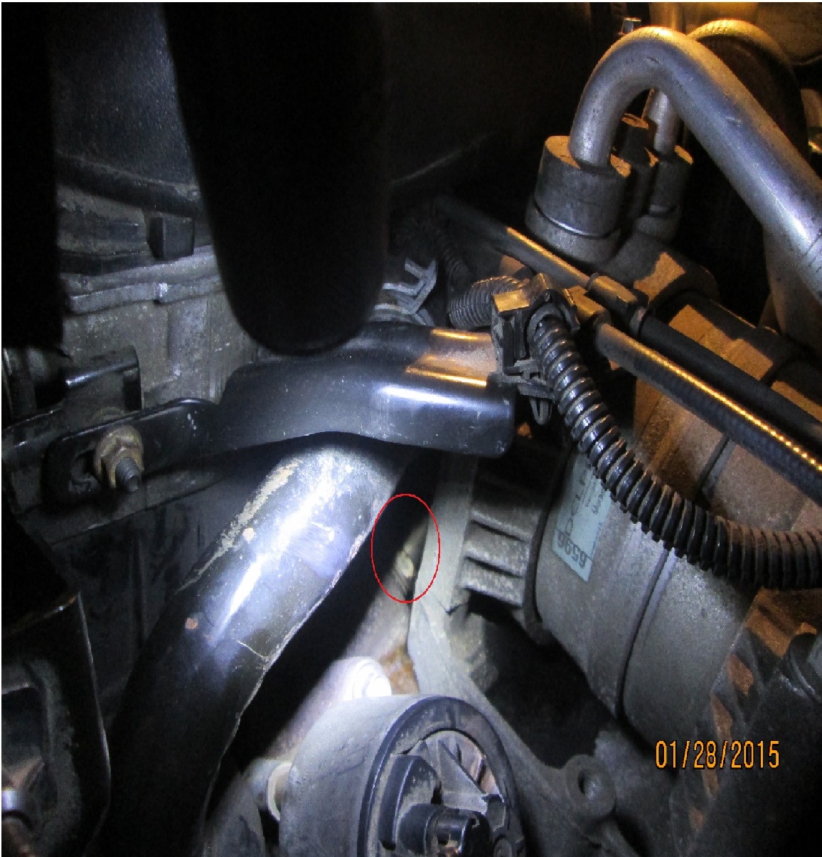 Coolant leak (pics attached) - Blazer Forum - Chevy Blazer Forums 5.7 Vortec Coolant Leak Front Of Engine