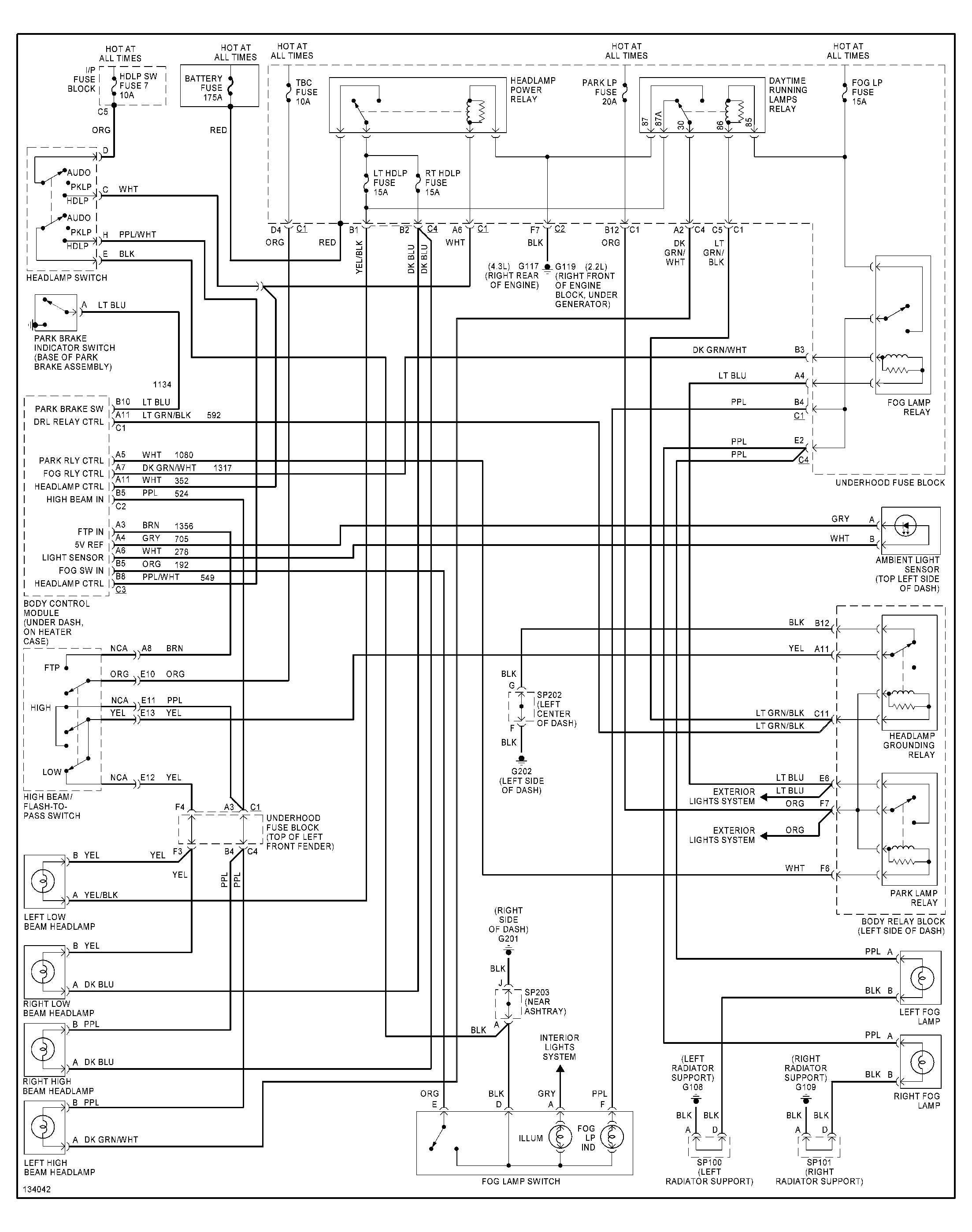 Color Code Wiring Diagram For Power Window Switch Drivers Side 1082 Chevy S10 from blazerforum.com